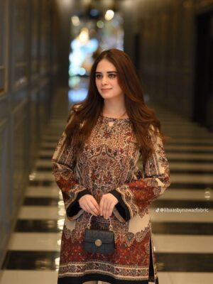 Stunning Women’s Stitched Co-Ord Set in Multicolor Silk Lawn with Digital Print – 2 Pcs